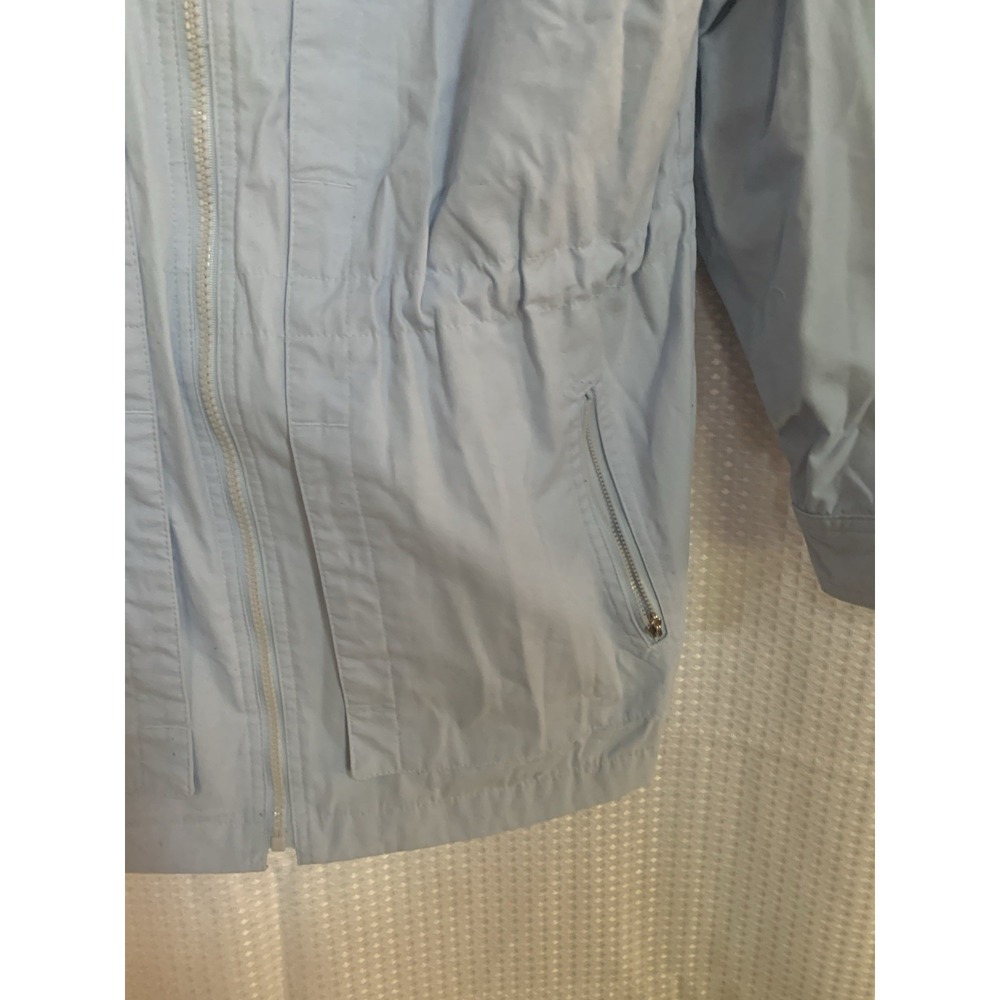 PA Originals Outerwear Classics Womens Medium Light Blue Windbreaker Jacket‎ - Picture 7 of 12